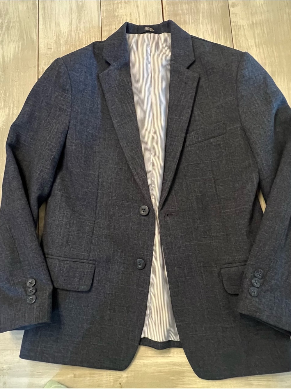 Boys IZOD twill navy blazer size 12